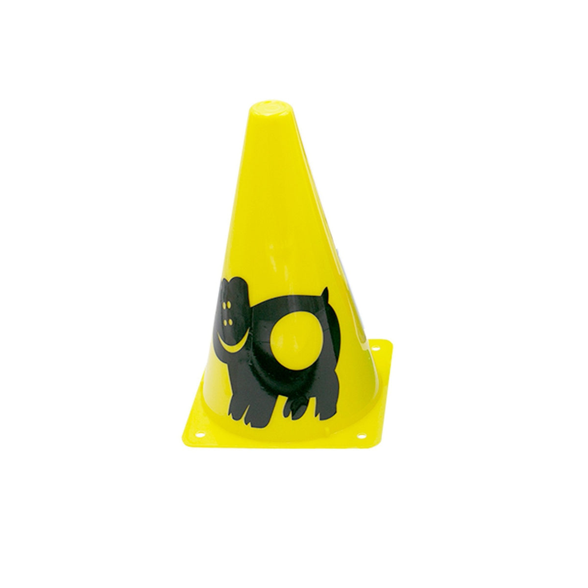 Cone Marcador Pvc Softee Amarillo 23 Cm
