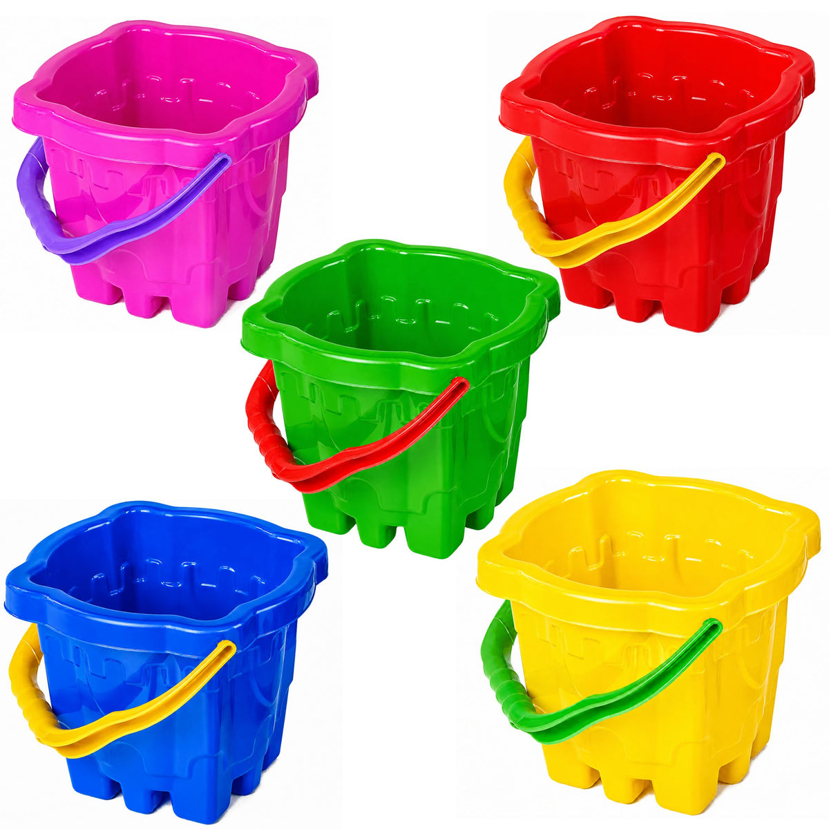 Castle Sand Bucket Mix Of Colors