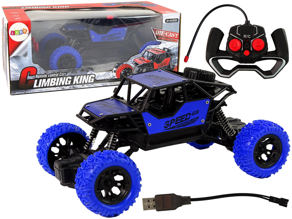 Remote Controlled Terrain Car R/c 1:18 Blue