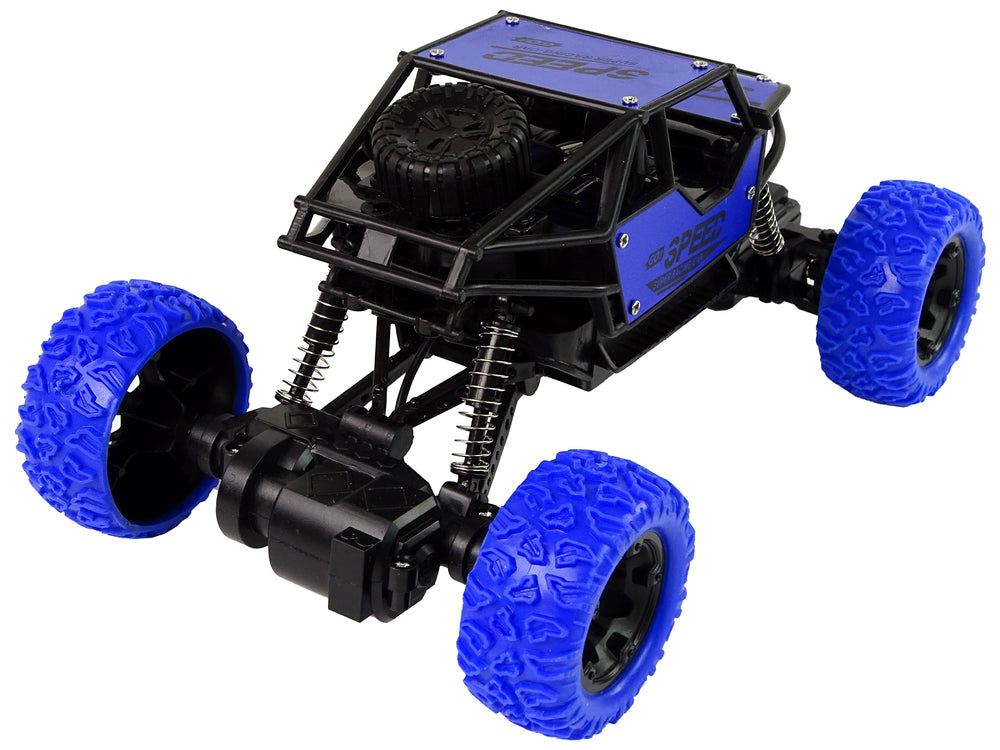 Remote Controlled Terrain Car R/c 1:18 Blue