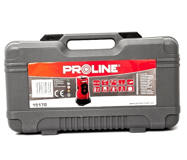 Кръстосан лазерен нивелир със стойка за калъф Защитни очила Proline