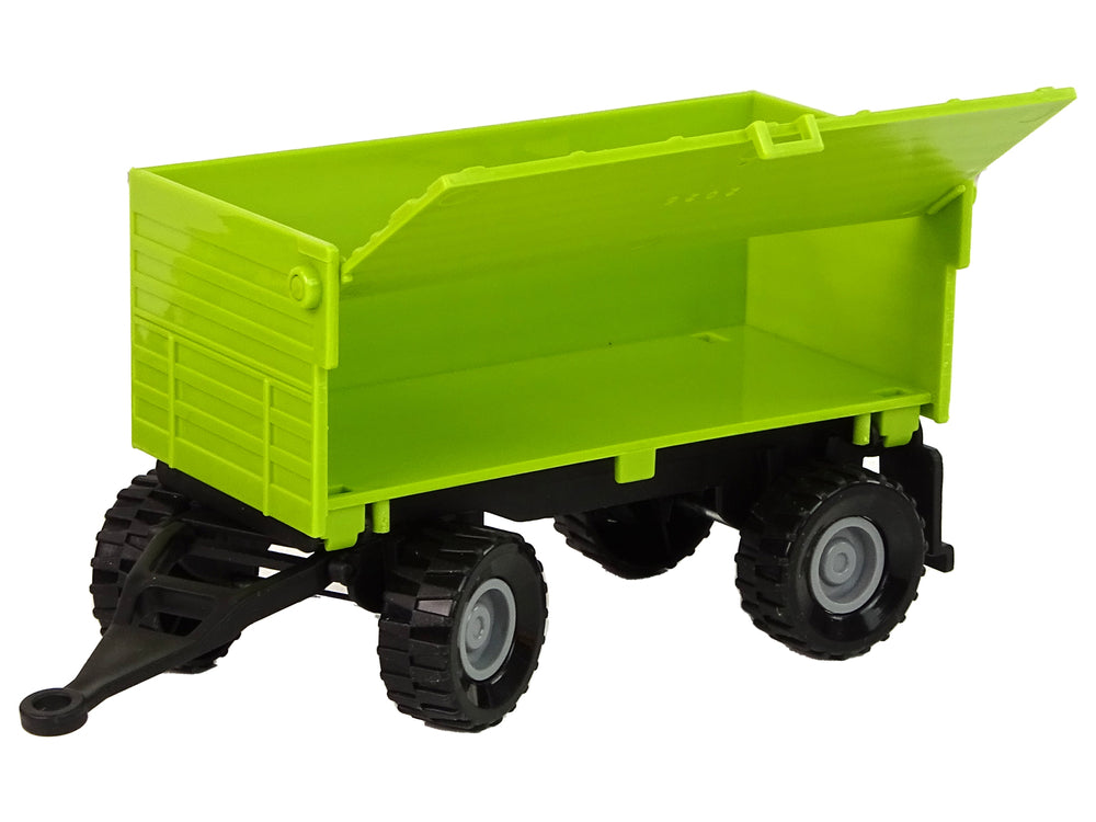 Farm Tractor With Trailer Lights Sounds Green