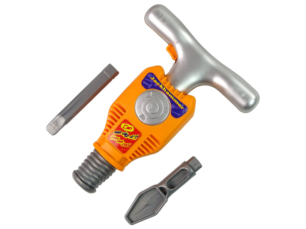 Tool Set For A Little Builder Jackhammer.