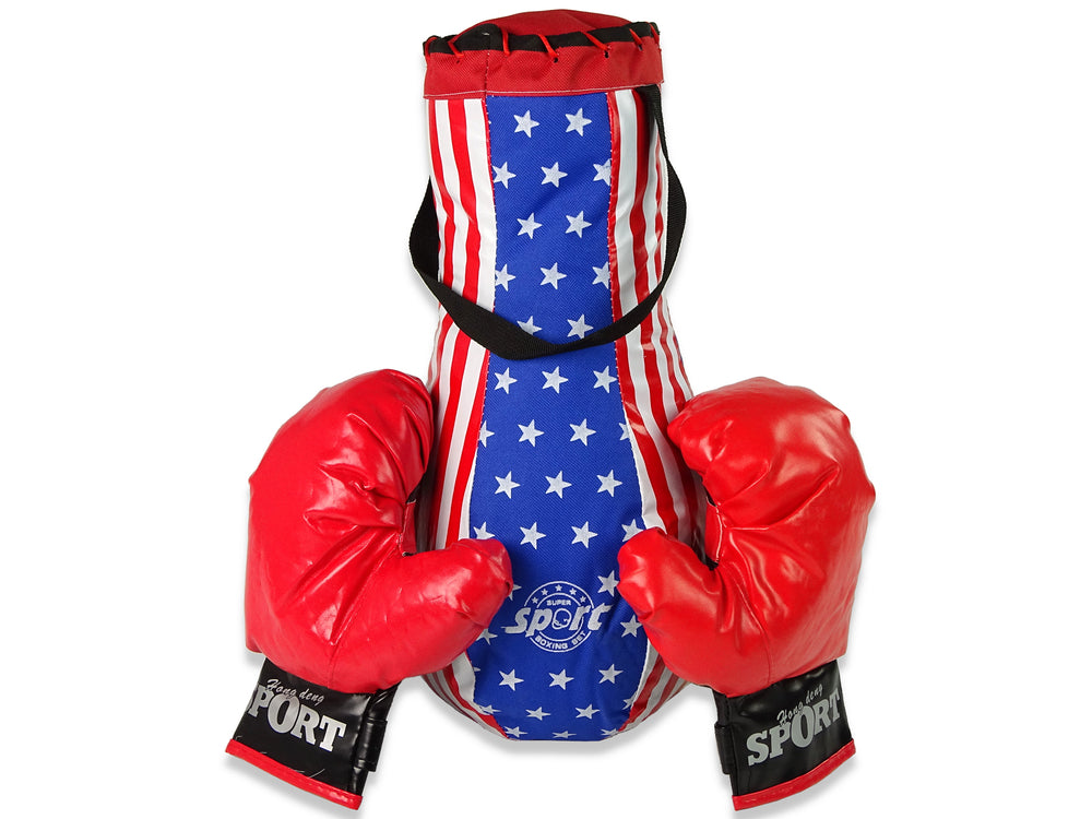 Kit sac de frappe enfants Mega ensemble de boxe + gants sac de boxe ensemble 40 Cm