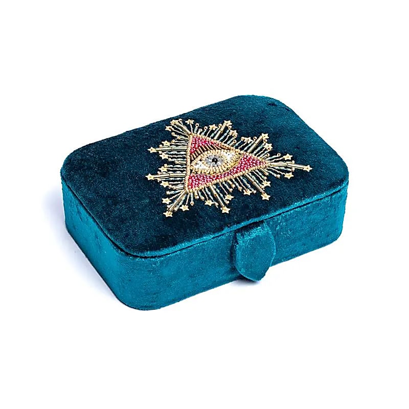 Ékszer / Tarot Box Velvet Benzin Tarot Eye - 11x15,5x5 cm