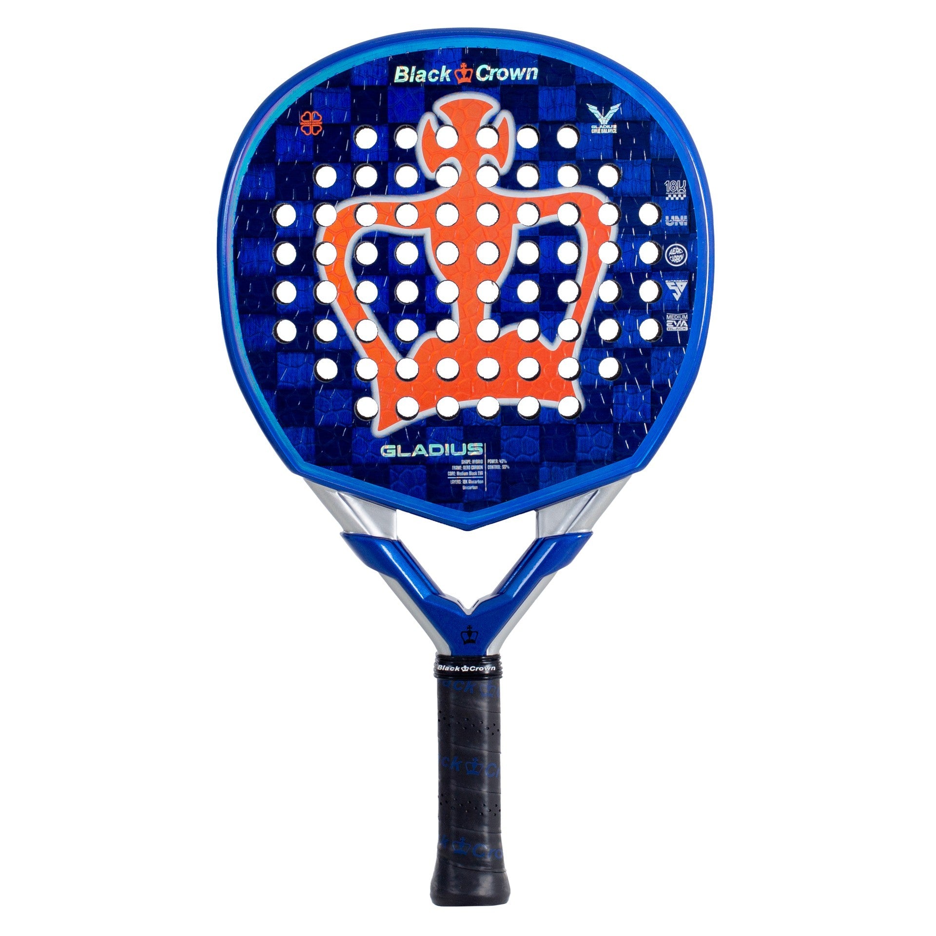 Black Crown Gladius Padel Racket Multicolor