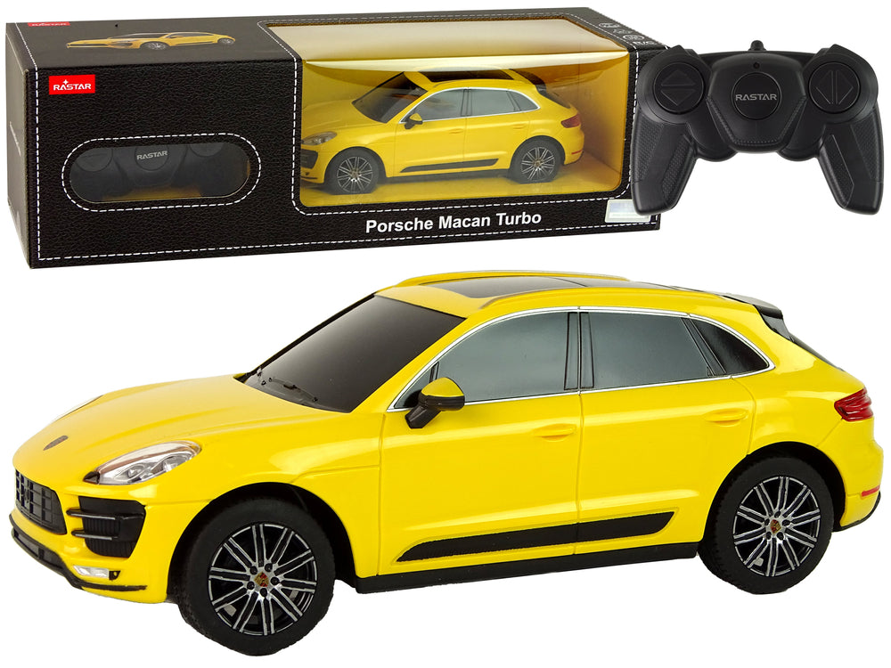 Auto R/c Porsche Macan Turbo 1:24 Rastar Yellow