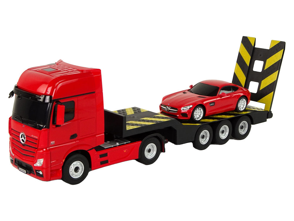 Tow Truck R/c Mercedes-benz 1:26 Red