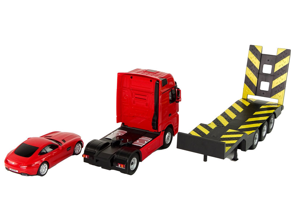 Tow Truck R/c Mercedes-benz 1:26 Red