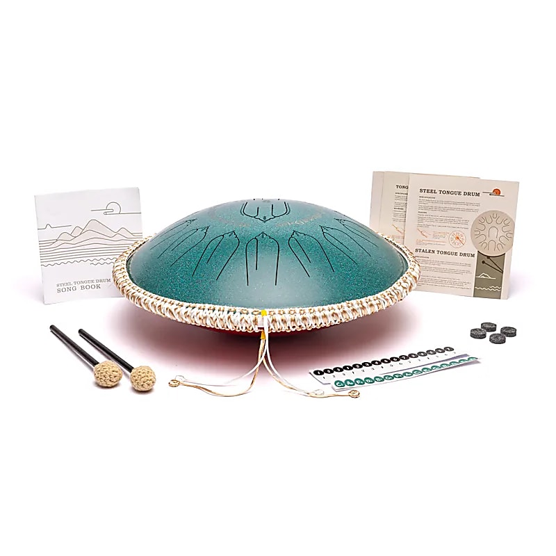 Hluru Handpan/tongue Drum Hybrid 15 Notes Cmajor - ±35,5 cm