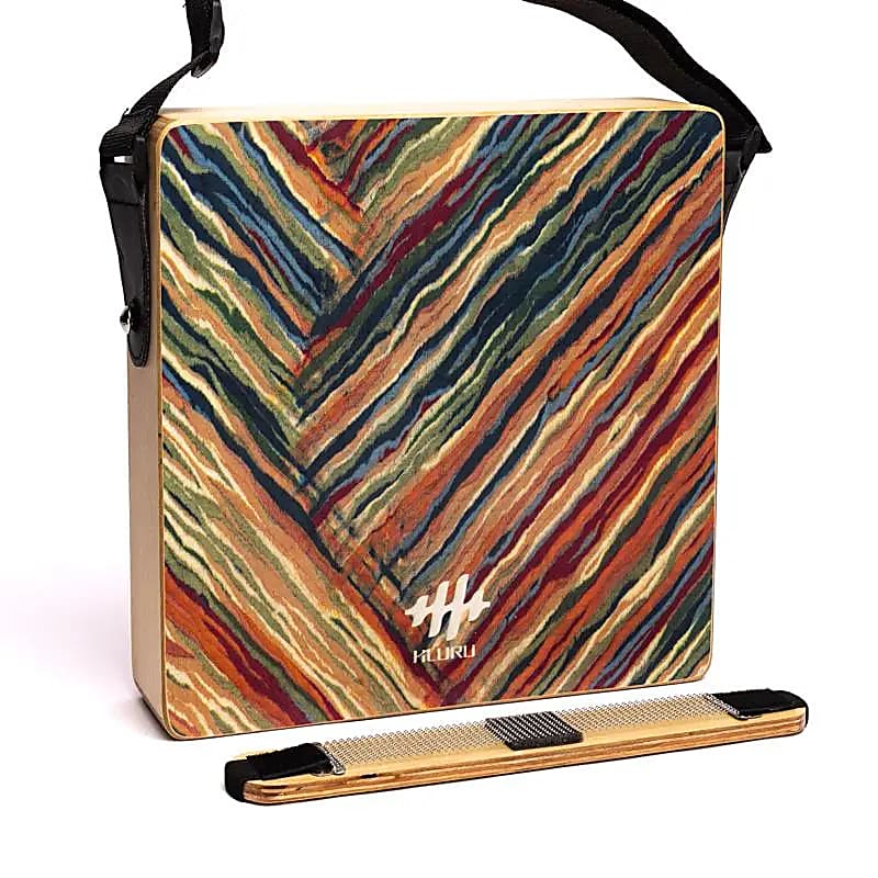 Hluru Percussion Travel Cajon - 30.5x29.5x7.3 Cm