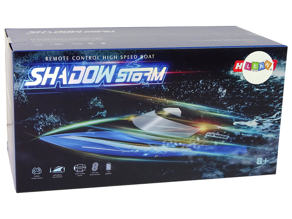 R/c Remote Controlled Motorboat 2.4g Red 20-25 Km/h
