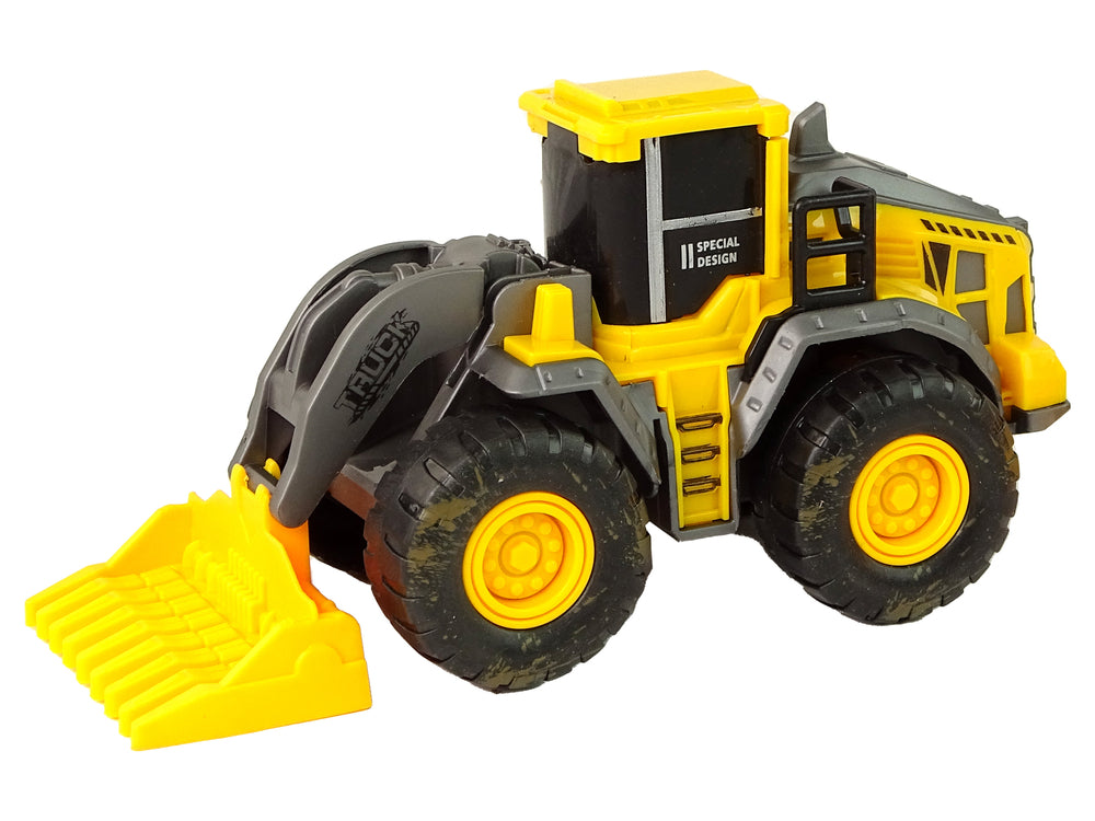 Set Of Construction Vehicles 3 Yellow Models