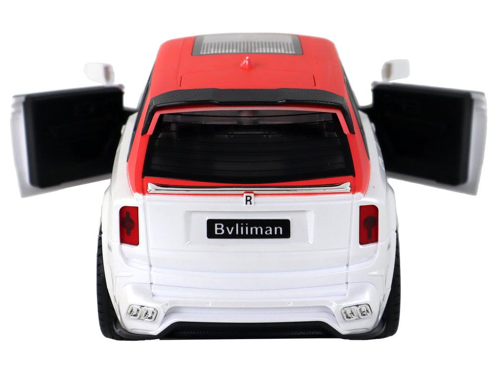 Car R/c 1:20 White And Red Pilot Car