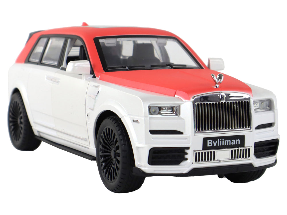 Car R/c 1:20 White And Red Pilot Car