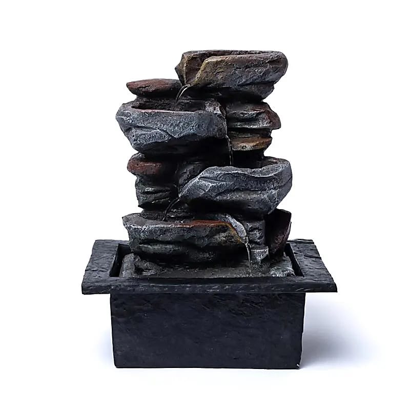 Fântână cu apă stâncă L - 21,5x18,8x29cm