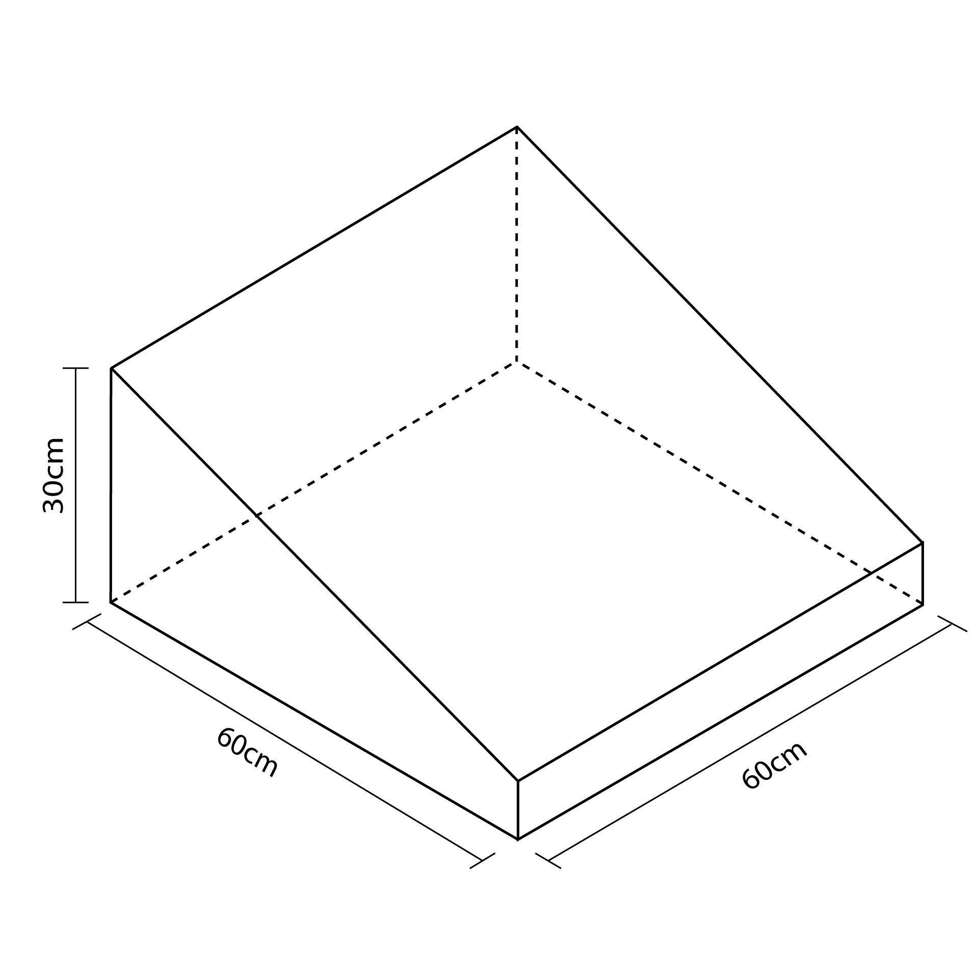 Rampa na figurki mała 60x60x30cm wielokolorowa