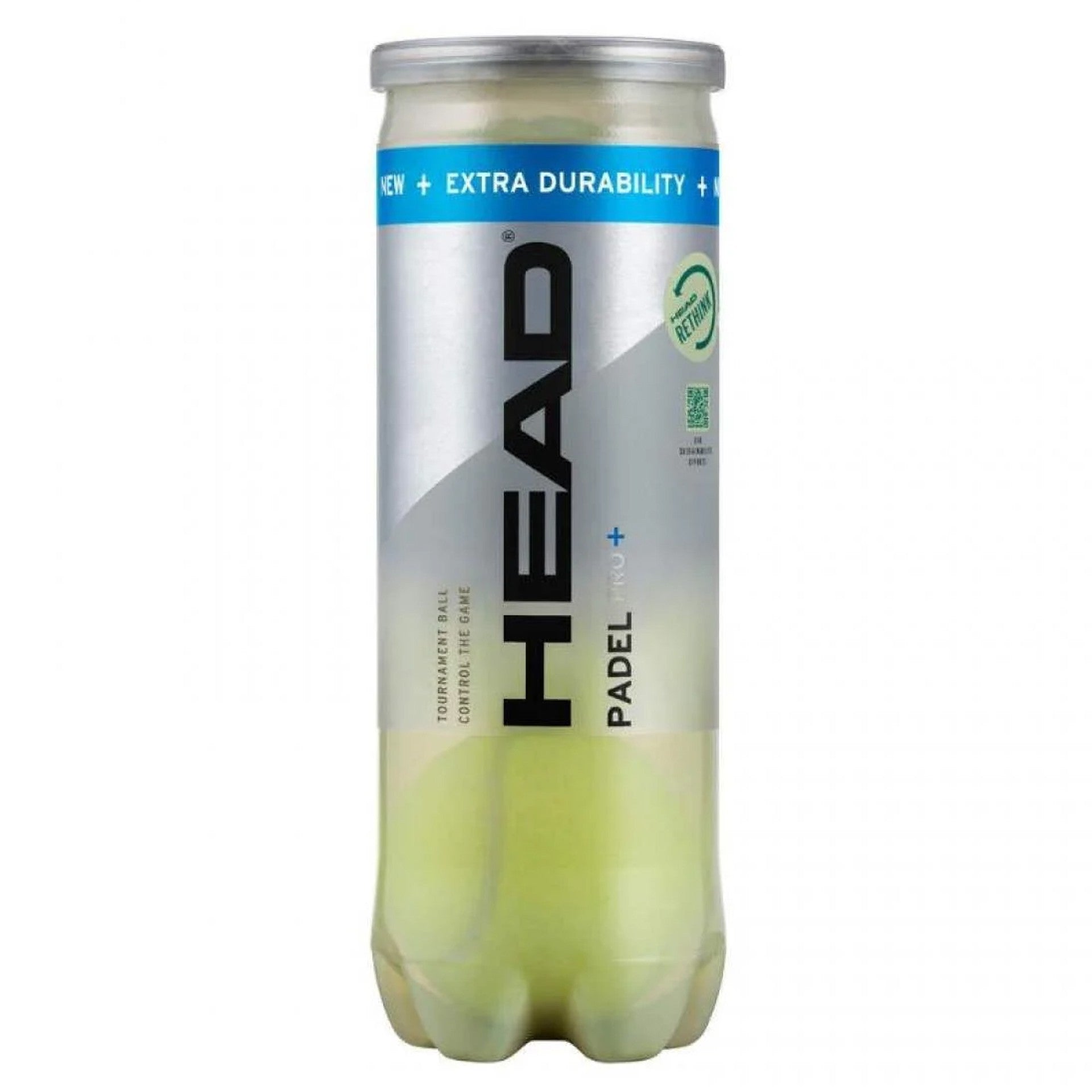Confezione da 3 palline Head Padel Pro+