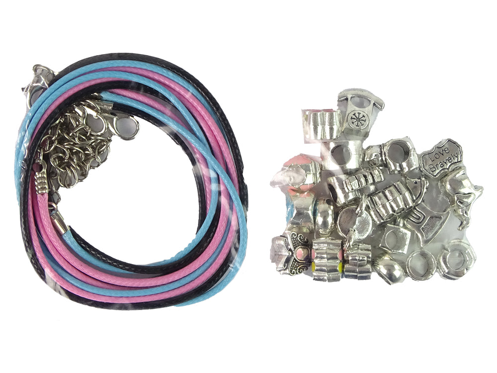 Set Armbanden, Kettingen En Gekleurde Sieraden Kralen