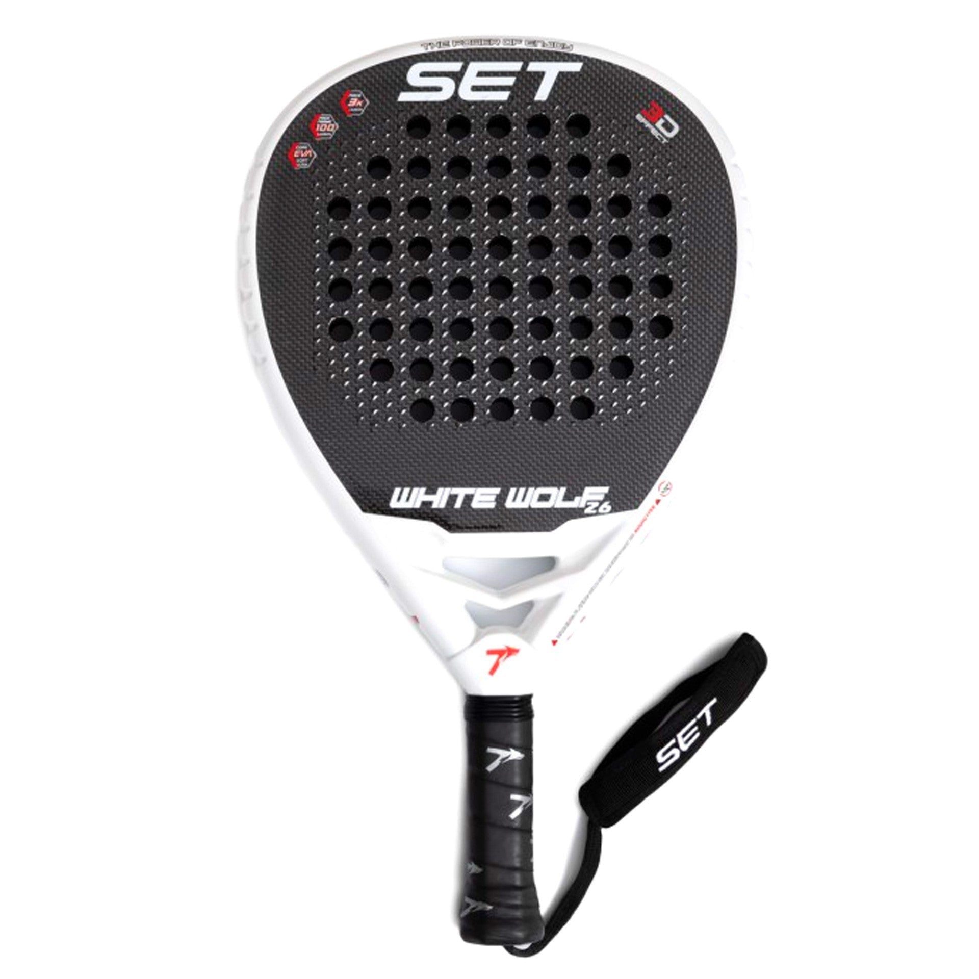 Sada White Wolf Padel Racket Multicolor