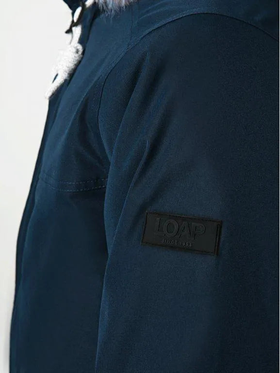 Férfi télikabát Loap Narvic Blue
