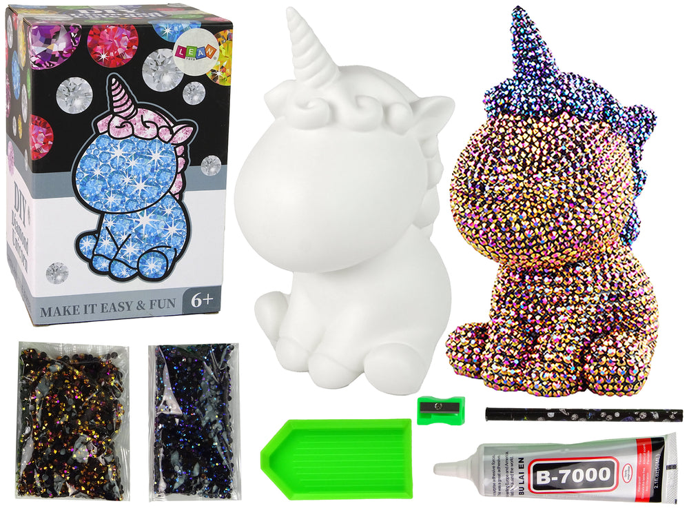 Creative Unicorn Kit Diy Diamonds Crystals Brown
