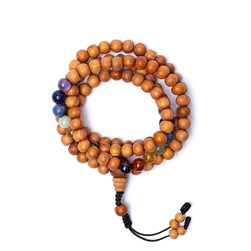 Mala Chakra Kadam 108 pärlor - 0,8 Cm