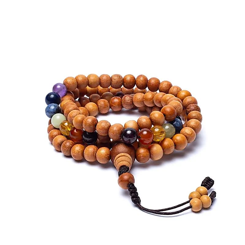 Mala Chakra Kadam 108 pärlor - 0,8 Cm