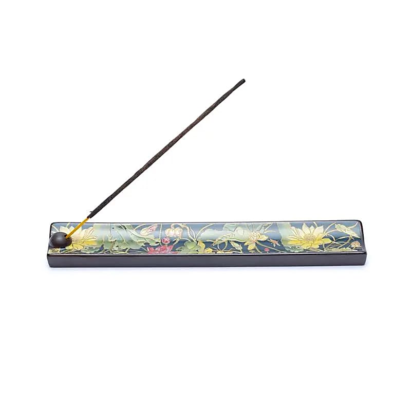 Ceramic Incense Holder Lotus Pond - 22.5cm