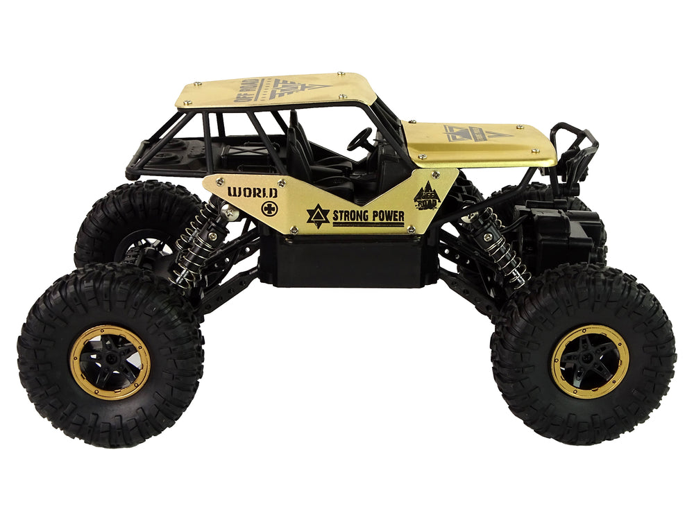 Auto Rc High Wheels 1:18 Plastic Black Gold