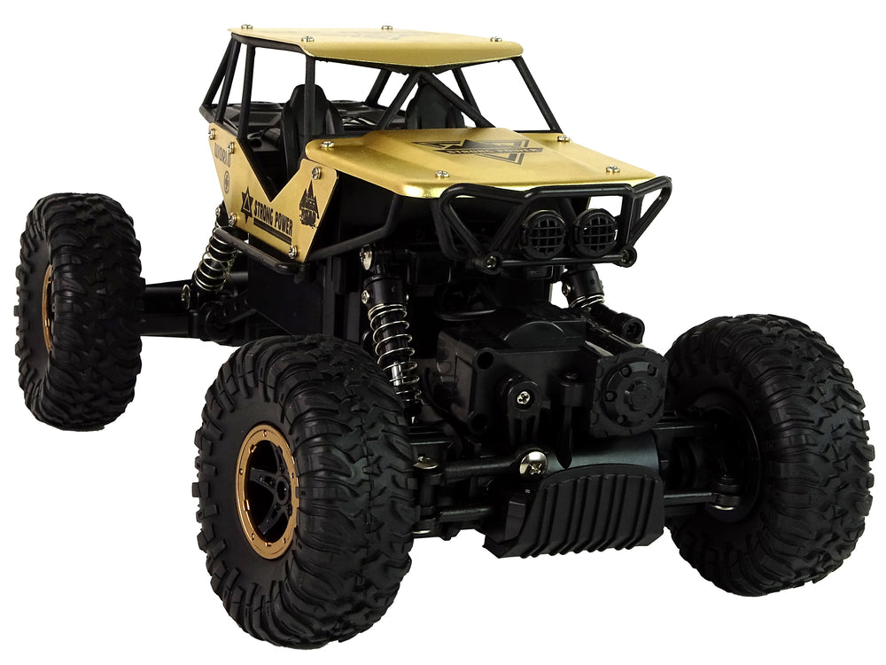 Auto Rc High Wheels 1:18 Plastic Black Gold