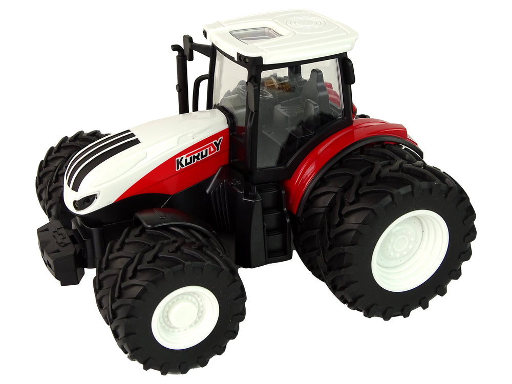 Rc Tractor With Trailer 1:24 Red Green