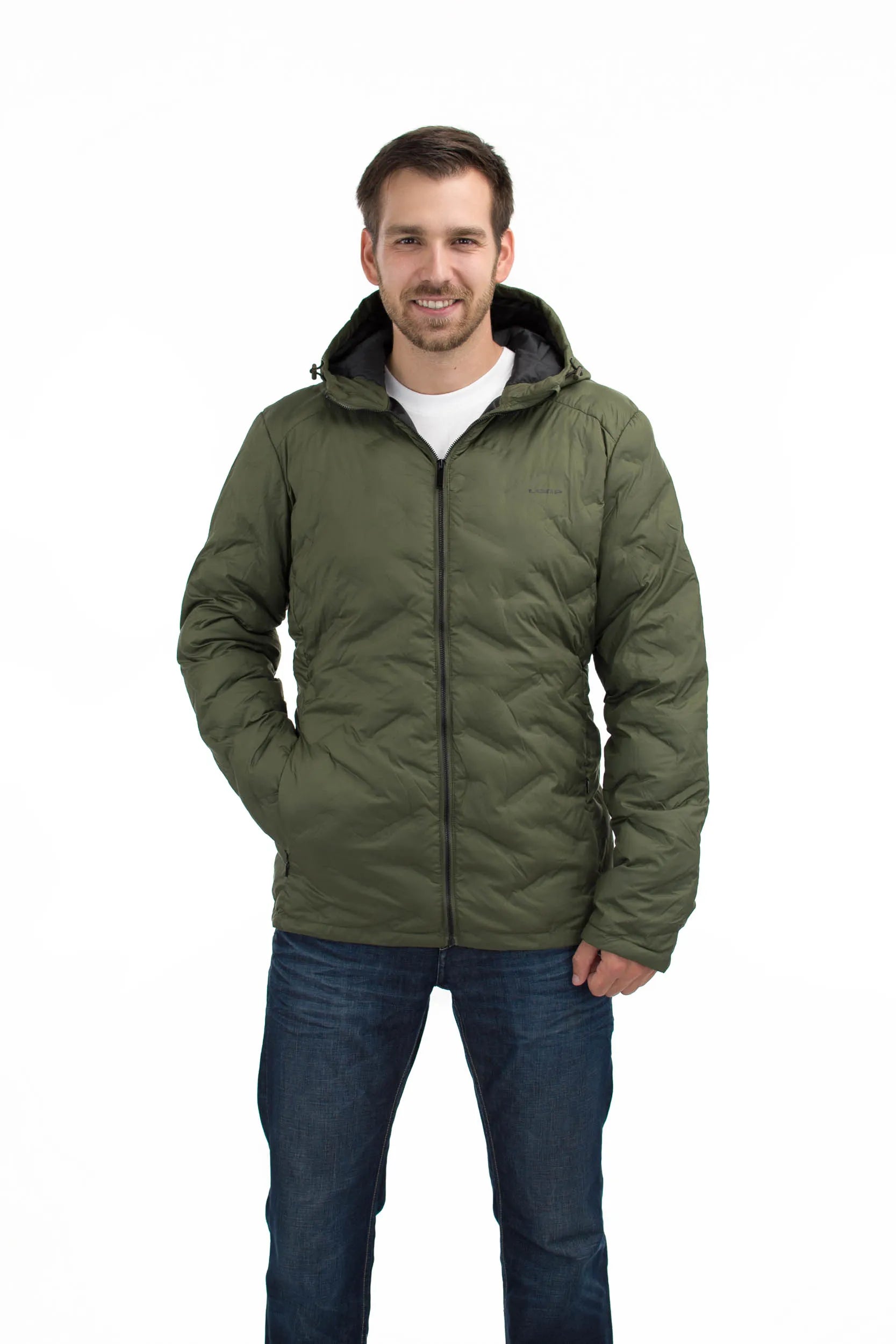 Isolierte Herrenjacke Loap Itoro Grün