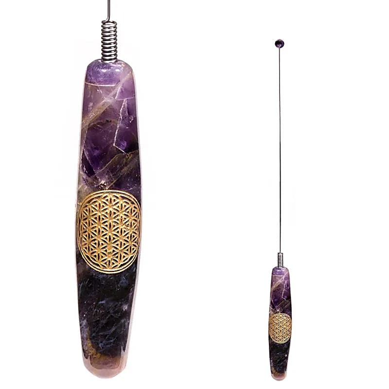 Biotensor Amethyst With Flower Of Life - 32 Cm