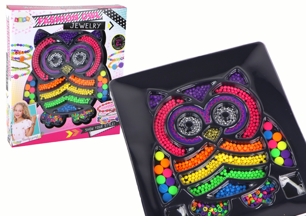 Diy Jewelry Making Kit Beads 3000 Pieces. Owl