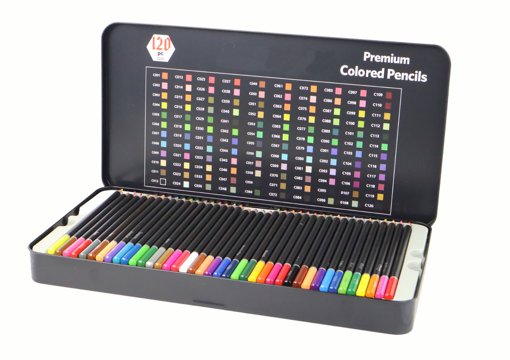 Premium Crayons Set 120 Pcs. Various Shades Color List