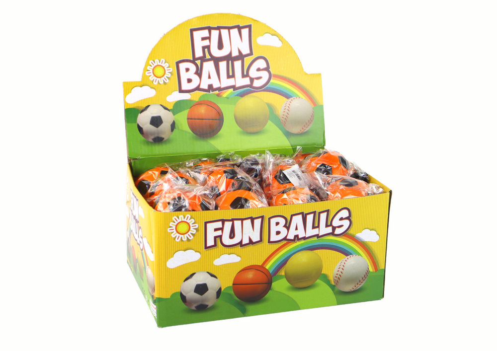 Pu Football With Jojo Eraser For Bouncing 6 Cm Orange