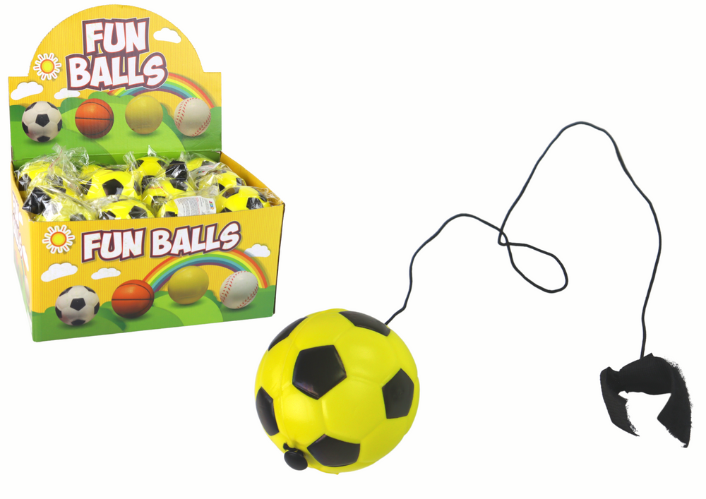 Pu Football With Jojo Eraser For Bouncing 6 Cm Yellow