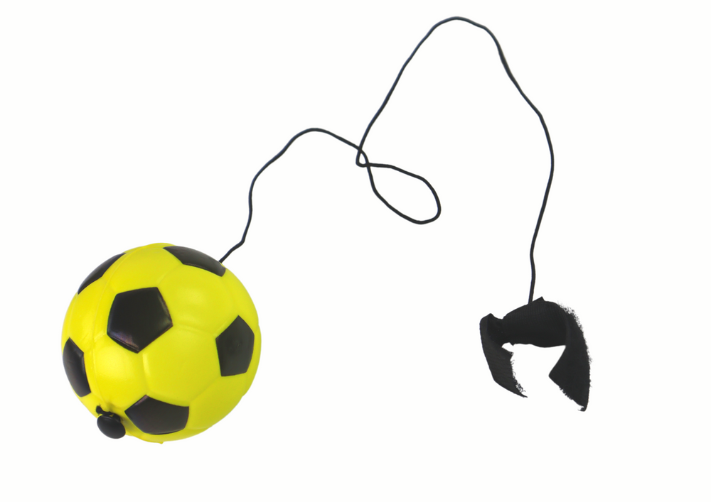 Pu Football With Jojo Eraser For Bouncing 6 Cm Yellow
