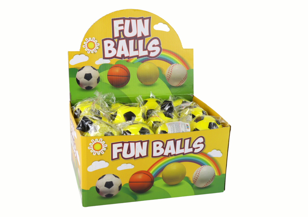 Pu Football With Jojo Eraser For Bouncing 6 Cm Yellow