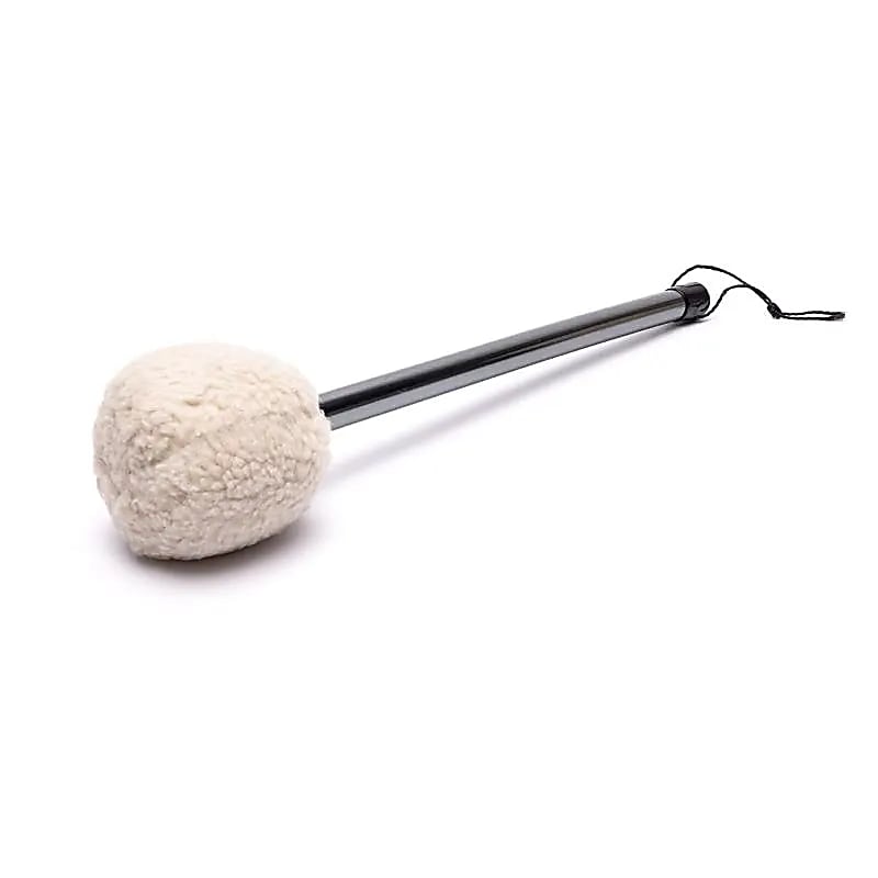 Batteur Gong à tête souple avec manche en métal - 45 cm
