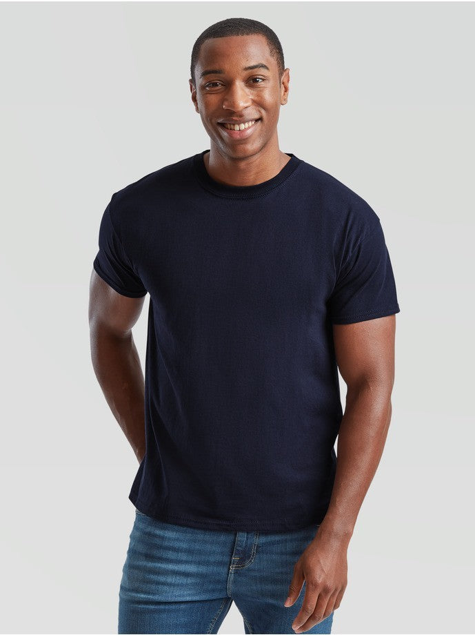 Camiseta Fruit Of The Loom Original T Adulto Marino Oscuro