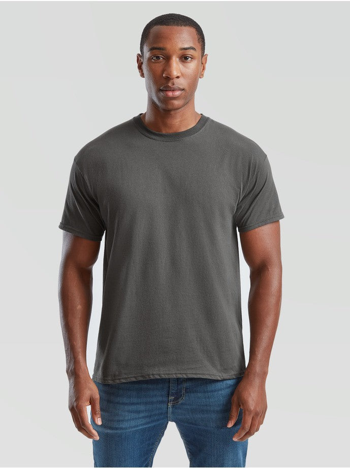 T-shirt per adulti Fruit Of The Loom Original T Gris Oscuro
