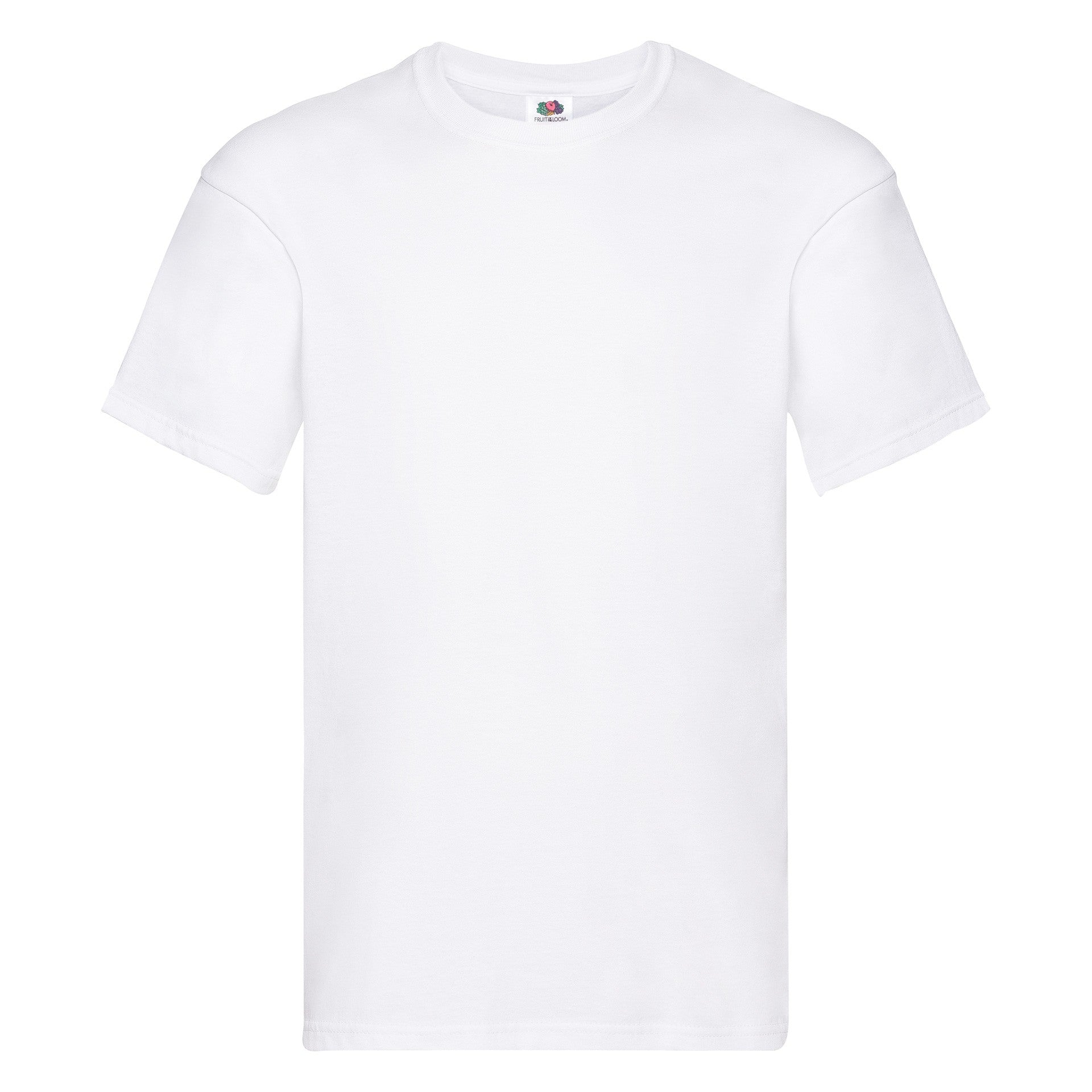 T-shirt per adulti T originale Fruit Of The Loom Bianca