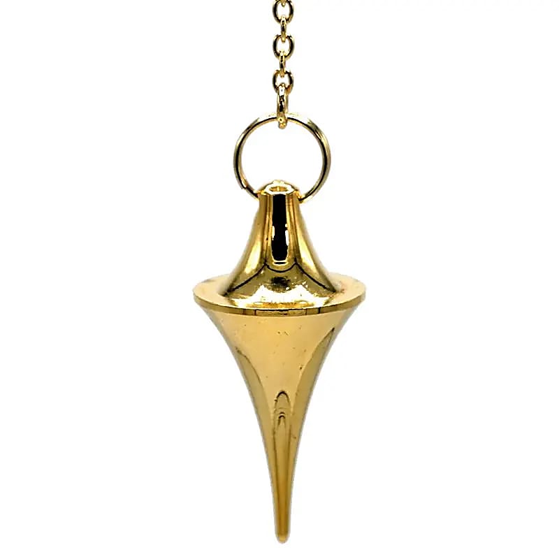 Pendule Laiton Plaqué Or - 20 G; 4 cm