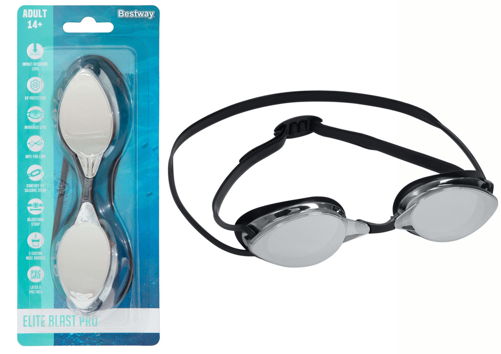 Gafas de Natación Bestway 21066 Black Mirror