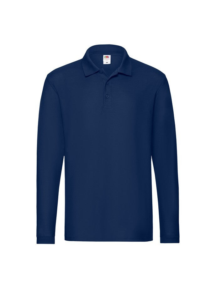 Polo Premium da uomo Fruit Of The Loom Marino
