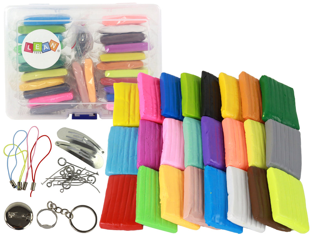 Creative Set Of Clay Modeling Clay 24 Colors Accessories