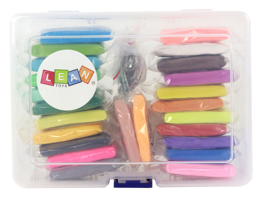 Creative Set Of Clay Modeling Clay 24 Colors Accessories
