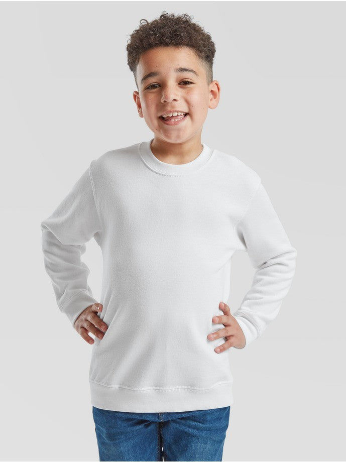 Conjunto clásico para niños de Fruit Of The Loom con sudadera y sudadera Blanco